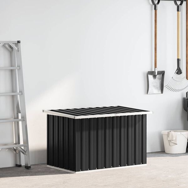 vidaXL Μπαούλο Αποθήκευσης Κήπου Ανθρακί 109 x 67 x 65 εκ.