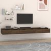 vidaXL Ντουλάπια Τοίχου 2 τεμ. Καφέ Δρυς 102x30x32 εκ. Επεξ. Ξύλο