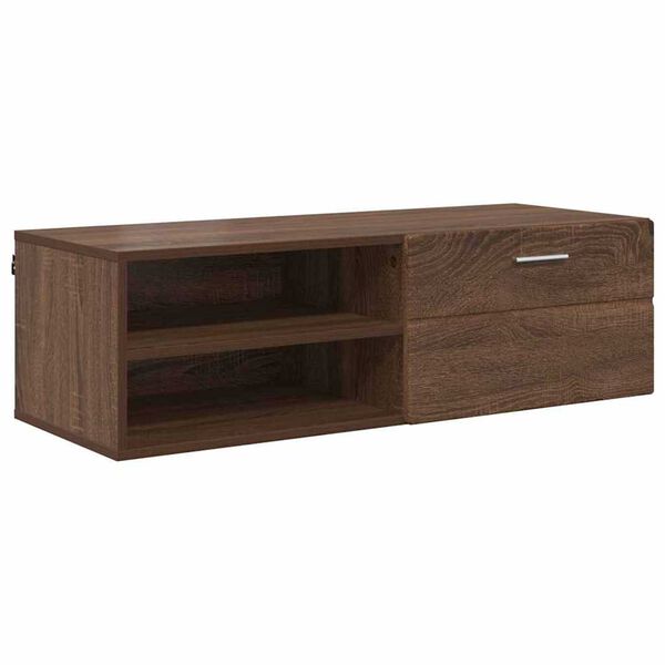 vidaXL Ντουλάπι TV Καφέ δρυς 100.5 x 39 x 30 εκ Επεξεργασμένο ξύλο