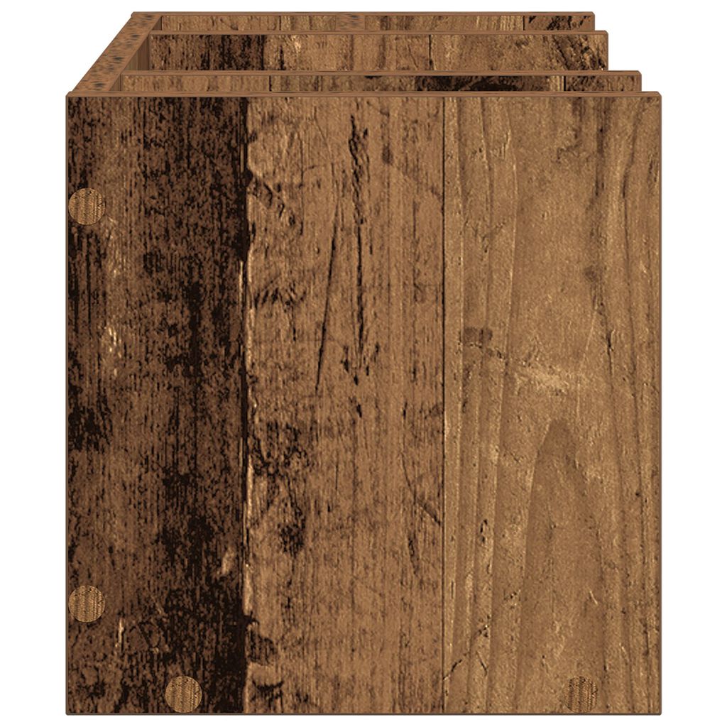 vidaXL Οργανωτής Γραφείου Ξύλο 44.5x24x25 cm