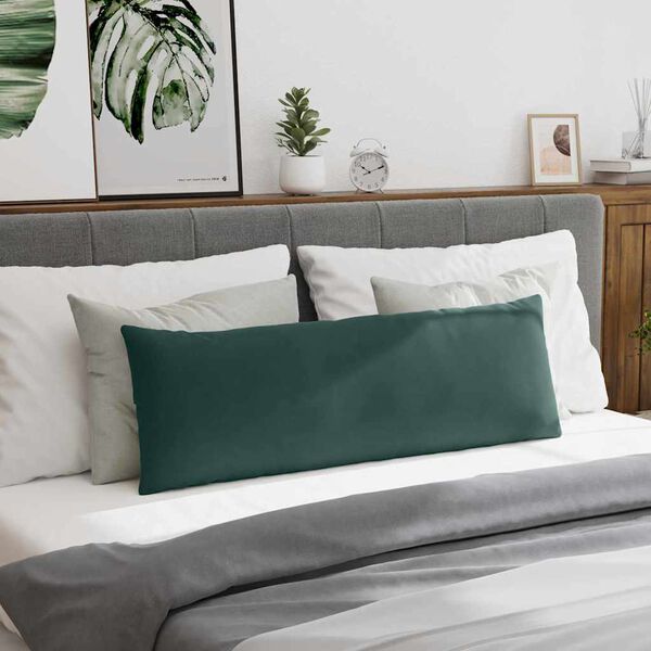 vidaXL Μαξιλάρι Καναπέ 2 pcs Σκούρο Πράσινο 120 x 40 cm