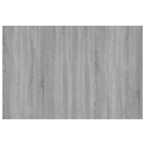 vidaXL Κεφαλάρι Κρεβατιού Γκρι Sonoma 120x1,5x80 εκ. Επεξεργ. Ξύλο