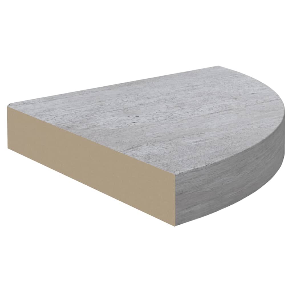 vidaXL Ράφια Τοίχου Γωνιακά 4 τεμ. Δρυς/Λευκό 25 x 25 x 3,8 εκ από MDF