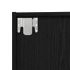 vidaXL Βιβλιοθήκη Μαύρη δρυς 143 x 30 x 36 εκ. Επεξεργασμένο ξύλο