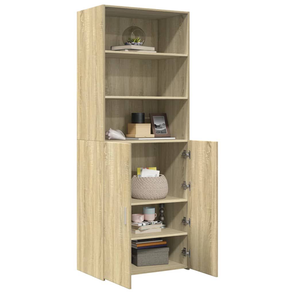vidaXL Ντουλάπι Sonoma Δρυς 70x42,5x185 εκ. από Επεξεργασμένο Ξύλο