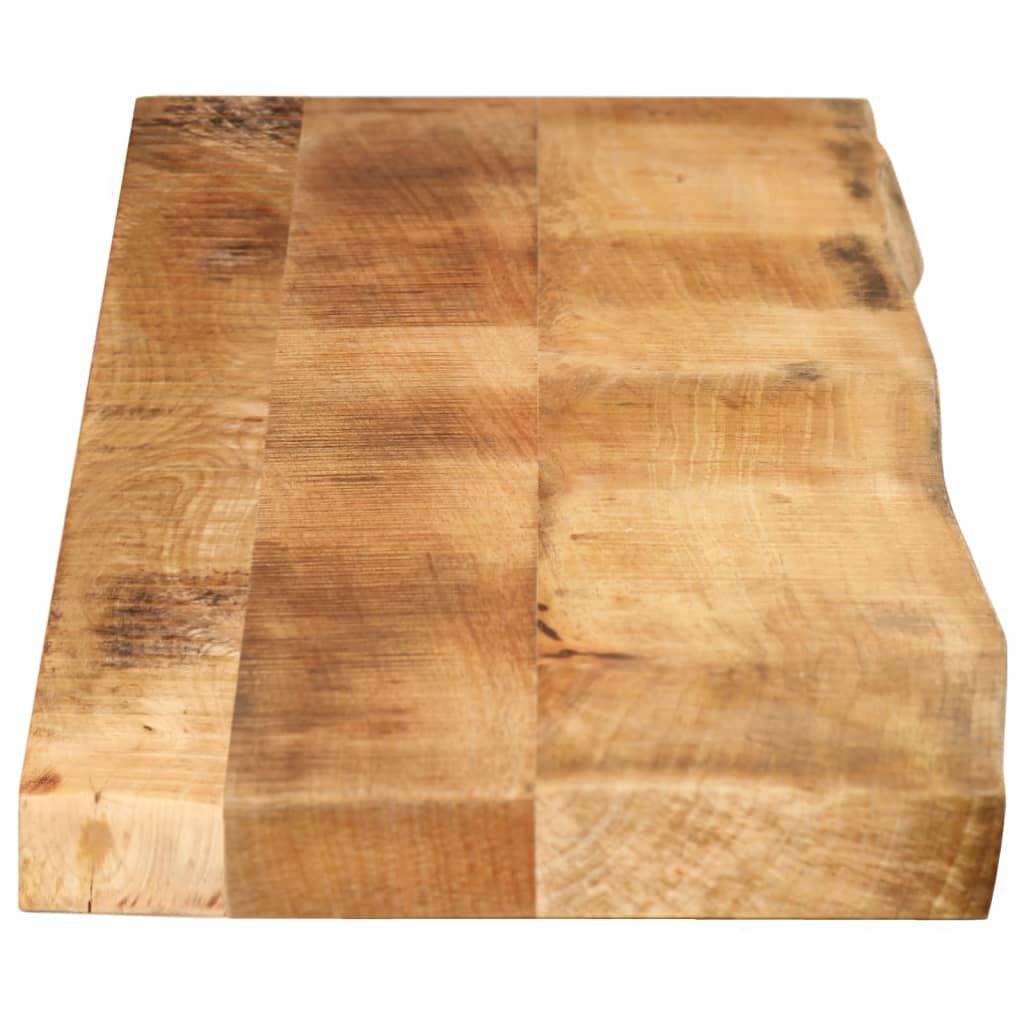 vidaXL Επιφάνεια Τραπεζιού 140x40x2,5 εκ. Live Edge Μασίφ Ξύλο Μάνγκο