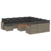 vidaXL Patio Sofa Set 11-&theta;έ&sigma;&iota;&alpha; Grey