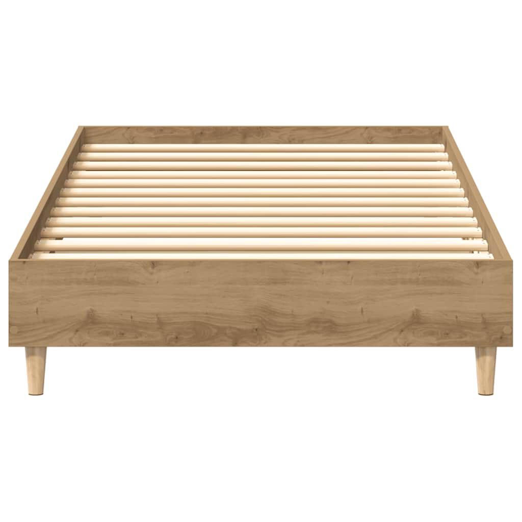 vidaXL Πλαίσιο κρεβατιού χωρίς στρώμα Artisan Oak 90x190 cm