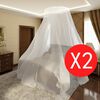 vidaXL Κουνουπιέρα Στρογγυλή 2 τεμ. 56 x 325 x 230 εκ.