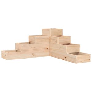 vidaXL &Zeta;&alpha;&rho;&nu;&tau;&iota;&nu;έ&rho;&alpha; &Kappa;ή&pi;&omicron;&upsilon; 4 &Epsilon;&pi;&iota;&pi;έ&delta;&omega;&nu; 80,5x79x36 &epsilon;&kappa;. &Mu;&alpha;&sigma;ί&phi; &Xi;ύ&lambda;&omicron; &Pi;&epsilon;ύ&kappa;&omicron;&upsilon;