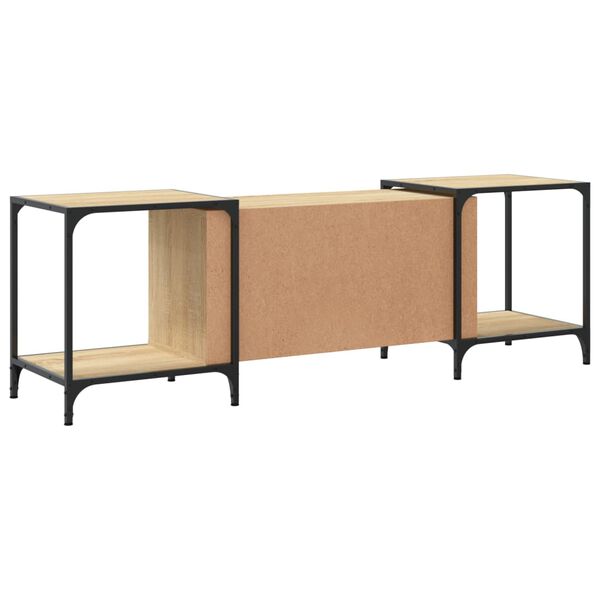 vidaXL Έπιπλο Τηλεόρασης Sonoma Δρυς 153x37x50 εκ. Επεξεργασμένο Ξύλο