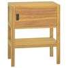 vidaXL Έ&pi;&iota;&pi;&lambda;&omicron; &Mu;&pi;ά&nu;&iota;&omicron;&upsilon; 60x40x75 &epsilon;&kappa;. &alpha;&pi;ό &Mu;&alpha;&sigma;ί&phi; &Xi;ύ&lambda;&omicron; Teak