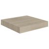vidaXL Ράφια Τοίχου 4 τεμ. Χρώμα Δρυός 23x23,5x3,8 εκ. MDF
