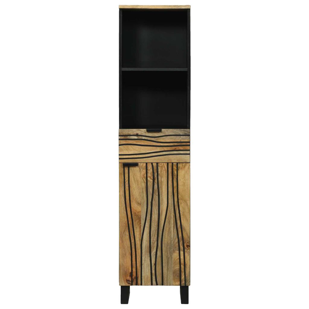 vidaXL Έπιπλο μπάνιου 38x33.5x160 cm από σταχτόξυλο