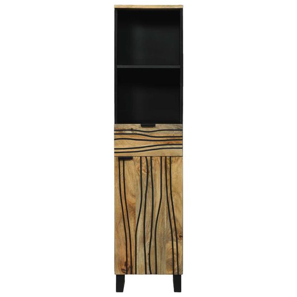 vidaXL Έπιπλο μπάνιου 38x33.5x160 cm από σταχτόξυλο