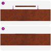 vidaXL &Pi;&epsilon;&rho;ί&gamma;&rho;&alpha;&mu;&mu;&alpha; &gamma;&kappa;&alpha;&zeta;ό&nu; 4 pcs &Sigma;&kappa; rusty 450 x 0.05 x 15 &epsilon;&kappa;