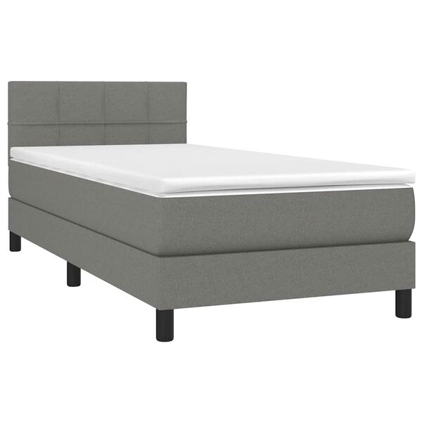vidaXL &Kappa;&rho;&epsilon;&beta;ά&tau;&iota; Boxspring &mu;&epsilon; &Sigma;&tau;&rho;ώ&mu;&alpha; &Sigma;&kappa;&omicron;ύ&rho;&omicron; &Gamma;&kappa;&rho;&iota; 80x200 &epsilon;&kappa;. &Upsilon;&phi;&alpha;&sigma;&mu;ά&tau;&iota;&nu;&omicron;