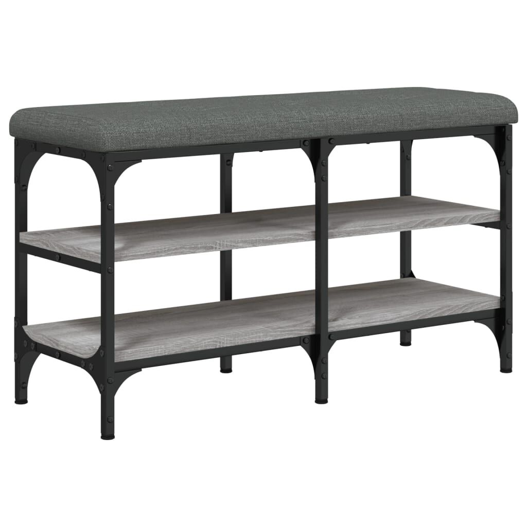 vidaXL Παπουτσοθήκη Γκρι Sonoma 82x32x47 εκ. από Επεξεργασμένο Ξύλο