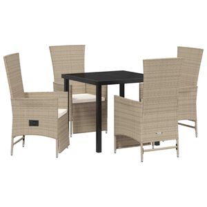 vidaXL &Sigma;έ&tau; &phi;&alpha;&gamma;&eta;&tau;&omicron;ύ &gamma;&iota;&alpha; &kappa;ή&pi;&omicron; &mu;&epsilon; &mu;&alpha;&xi;&iota;&lambda;ά&rho;&iota; 5 pcs &Mu;&pi;&epsilon;&zeta; &sigma;&upsilon;&nu;&theta;&epsilon;&tau;&iota;&kappa;ό &rho;&alpha;&tau;ά&nu;
