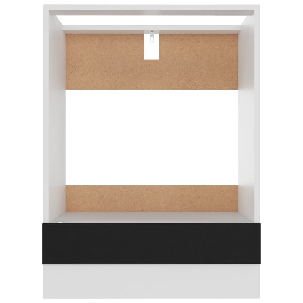 vidaXL Ντουλάπι για Φούρνο Lyon Μαύρο 60x46x81,5 εκ. Επεξ. Ξύλο