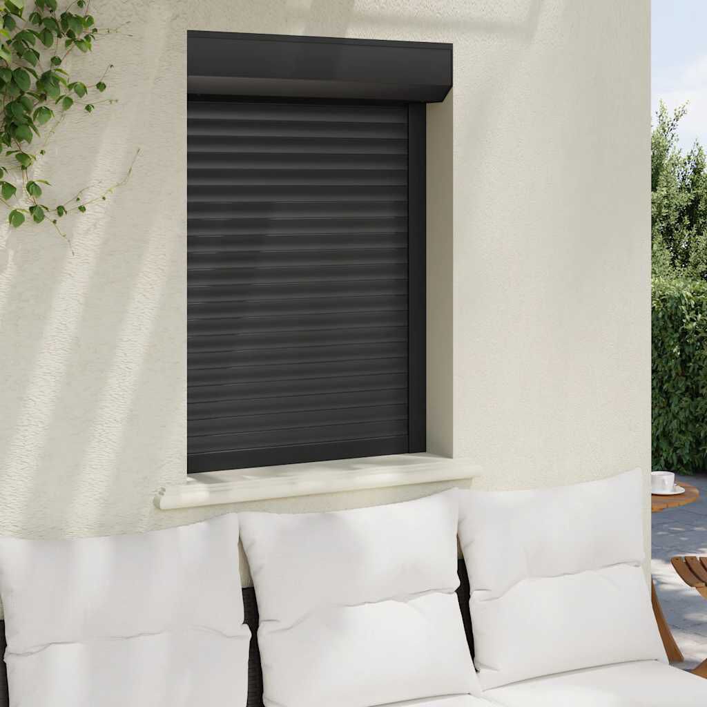 vidaXL Παντζούρι Ρολό Λευκό 70 x 100 εκ. από Αλουμίνιο