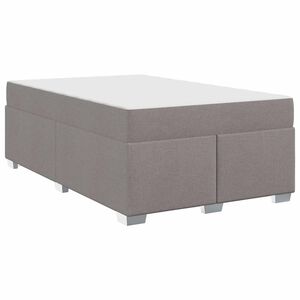 vidaXL Σκελετός Κρεβατιού Taupe 120 x 190 cm ύφασμα
