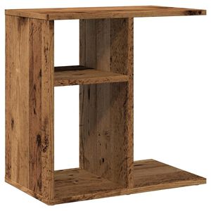 vidaXL Side Table Παλιό ξύλο 50x30x50 cm Κατασκευασμένο ξύλο