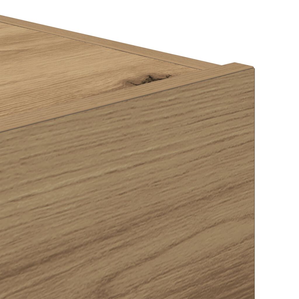 Κομοδίνο vidaXL με LED Φωτιστικά Artisan Oak 45x40x55 εκ.