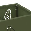 vidaXL Σχέδιο & βάση αποθήκευσης Ελιά 15.5 x 15.5 x 49 εκ Μέταλλο