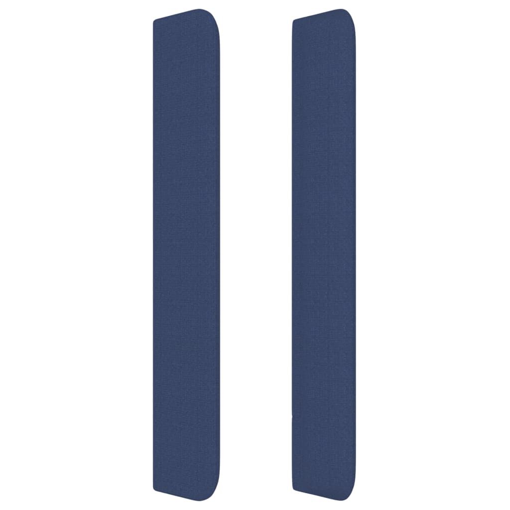 vidaXL Κεφαλάρι με Πτερύγια Μπλε 83x16x118/128 εκ. Υφασμάτινο