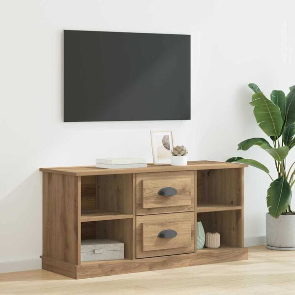 vidaXL &Nu;&tau;&omicron;&upsilon;&lambda;ά&pi;&iota; TV Artisan Oak 99,5 x 35,5 x 48 &epsilon;&kappa;. &Epsilon;&pi;&epsilon;&xi;&epsilon;&rho;&gamma;&alpha;&sigma;&mu;έ&nu;&omicron; &xi;ύ&lambda;&omicron;