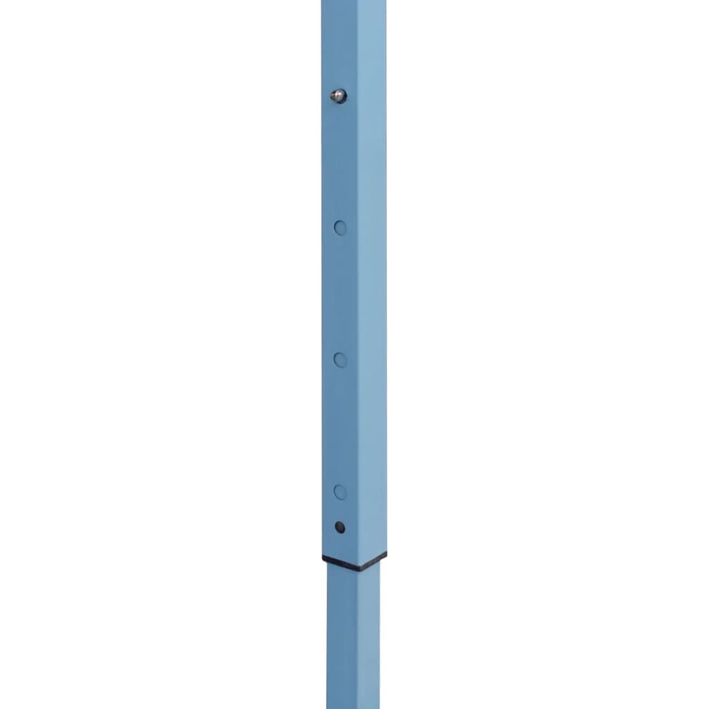 vidaXL Κιόσκι Πτυσσόμενο Μπλε 5 x 5 μ.