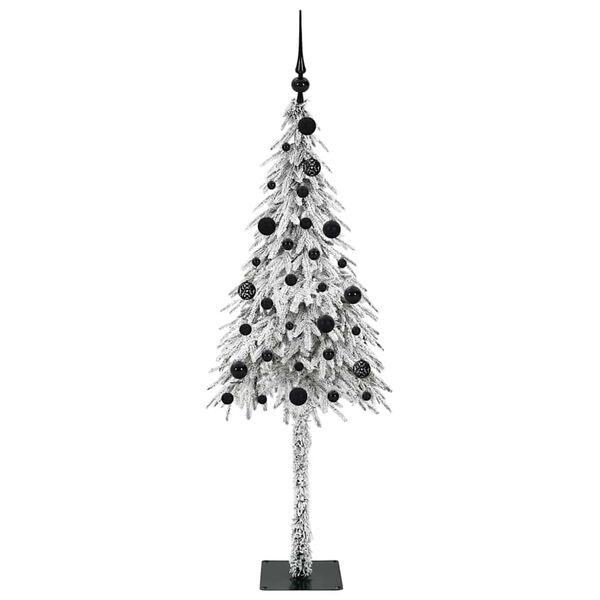 vidaXL Χριστουγεννιάτικο Δέντρο με 150 LED Λευκό 150 cm ΠΕ και Ατσάλι