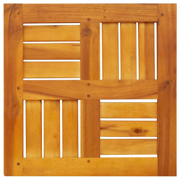 vidaXL Επιφάνεια Τραπεζιού Τετράγωνη 40x40x2 εκ. Μασίφ Ξύλο Ακακίας