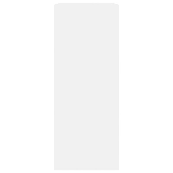 vidaXL Βιβλιοθήκη με 2 Ράφια Λευκή 80x30x76,5 εκ. από Επεξ. Ξύλο