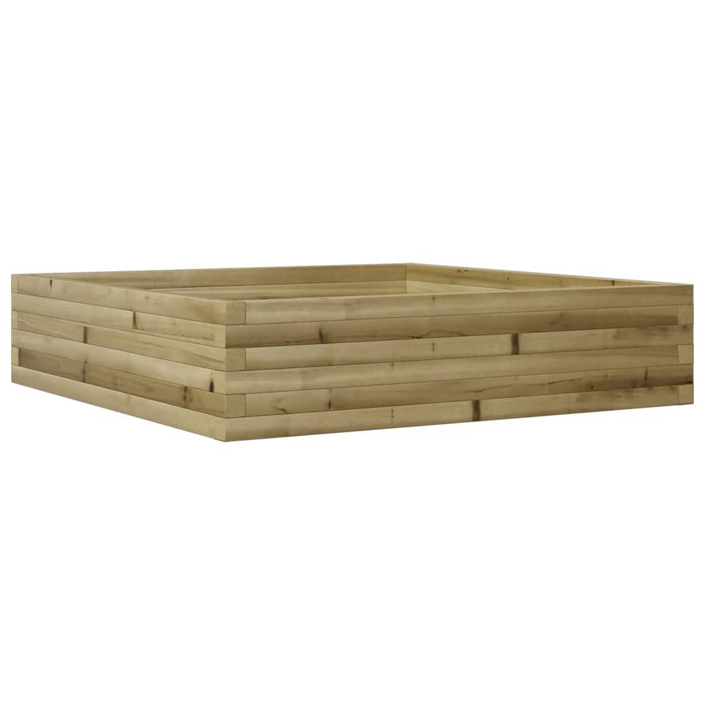 vidaXL Ζαρντινιέρα Κήπου 100x100x23 εκ. από Εμποτισμένο Ξύλο Πεύκου