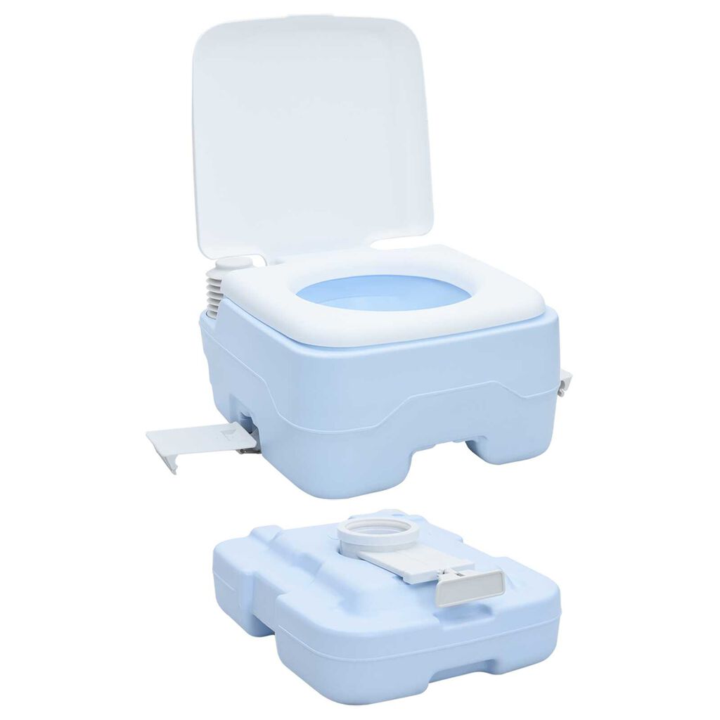 vidaXL Φορητή Τουαλέτα Καμπίνας Γαλάζιο 41.5 x 36.5 x 30 cm