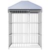 vidaXL Κλουβί Σκύλου Εξωτερικού Χώρου 150 x 150 x 200 εκ. με Στέγαστρο