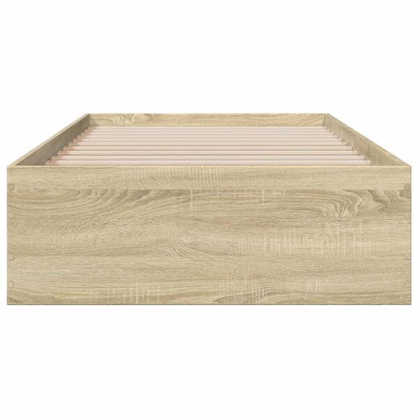 vidaXL Πλαίσιο Κρεβατιού με συρτάρια Sonoma Δρυς 100x200εκ. Επεξ. Ξύλο