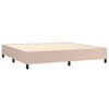 vidaXL &Kappa;&rho;&epsilon;&beta;ά&tau;&iota; Boxspring &mu;&epsilon; &Sigma;&tau;&rho;ώ&mu;&alpha; &Kappa;&alpha;&pi;&omicron;&upsilon;&tau;&sigma;ί&nu;&omicron; 200x200&epsilon;&kappa;.&alpha;&pi;ό &Sigma;&upsilon;&nu;&theta;.&Delta;έ&rho;&mu;&alpha;