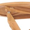 vidaXL Τραπεζαρία Κήπου Ø90 x 75 εκ. από Μασίφ Ξύλο Teak