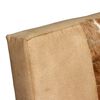vidaXL Πολυθρόνα από Γνήσιο Δέρμα Κατσίκας και Καμβά