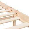 vidaXL Κρεβάτι Ηλικιωμένου με Κεφαλάρι 100 x 200 εκ. από Μασίφ Ξύλο