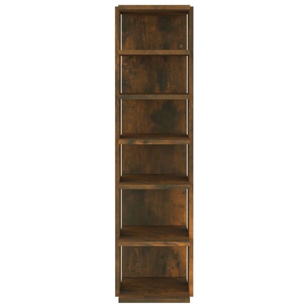 vidaXL Παπουτσοθήκη Καπνιστή Δρυς 27,5x27x102 εκ. Επεξεργασμένο Ξύλο