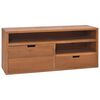 vidaXL Έπιπλο Τηλεόρασης 90 x 30 x 40 εκ. από Μασίφ Ξύλο Teak