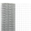 vidaXL Συρματόπλεγμα Κοτετσόσυρμα Ασημί 10 x 1,5 μ. Γαλβαν. Ατσάλι