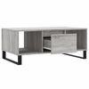 vidaXL Τραπεζάκι Σαλονιού Γκρι Sonoma 90x50x36,5εκ. Επεξεργασμένο Ξύλο