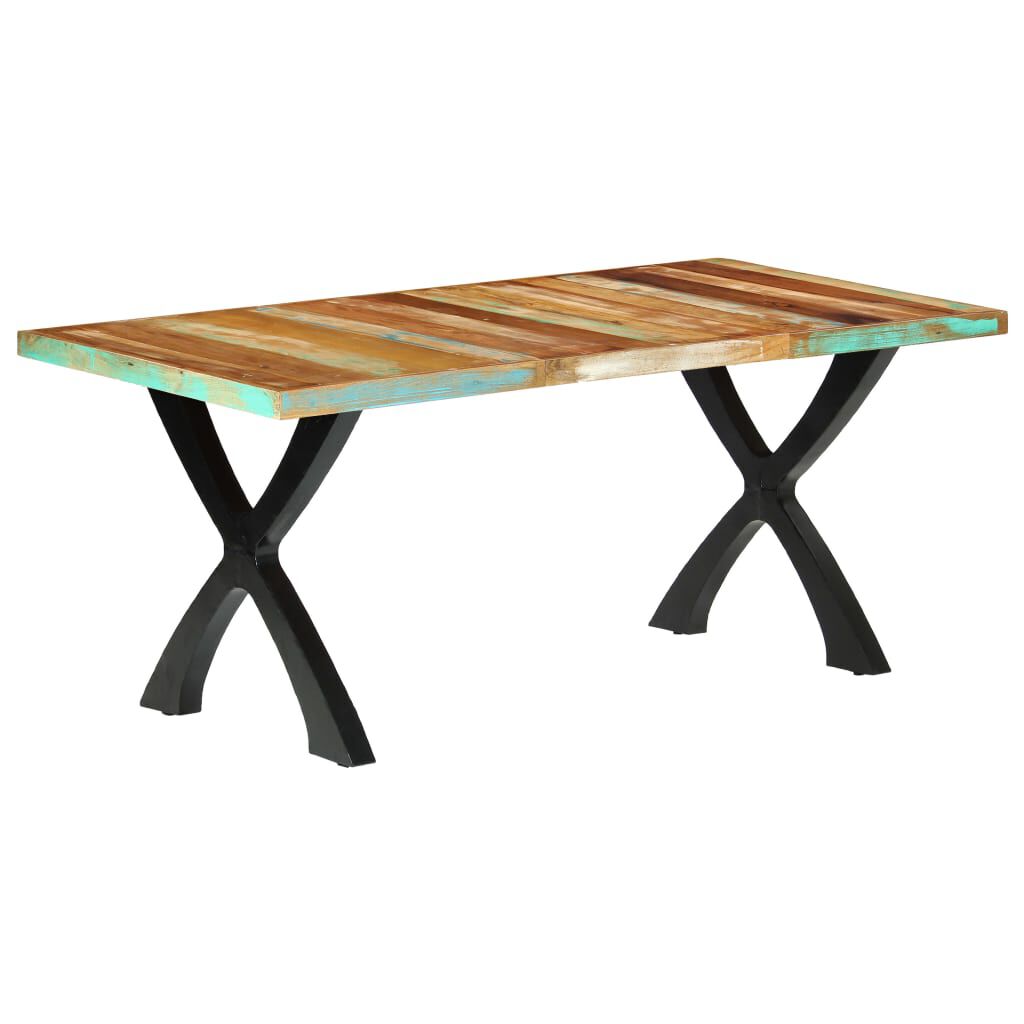 vidaXL Τραπεζαρία 180 x 90 x 76 εκ. από Μασίφ Ανακυκλωμένο Ξύλο