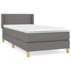 vidaXL &Kappa;&rho;&epsilon;&beta;ά&tau;&iota; Boxspring &mu;&epsilon; &Sigma;&tau;&rho;ώ&mu;&alpha; &Sigma;&kappa;&omicron;ύ&rho;&omicron; &Gamma;&kappa;&rho;&iota; 90x190 &epsilon;&kappa;. &Upsilon;&phi;&alpha;&sigma;&mu;ά&tau;&iota;&nu;&omicron;
