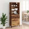vidaXL Highboard &Pi;&alpha;&lambda;&iota;ό &Xi;ύ&lambda;&omicron; 69,5 x 34 x 180 &epsilon;&kappa;. &Epsilon;&pi;&epsilon;&xi;&epsilon;&rho;&gamma;&alpha;&sigma;&mu;έ&nu;&omicron; &xi;ύ&lambda;&omicron;